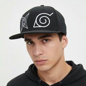 Naruto Shippuden Black Snapback Hat – Anime Streetwear